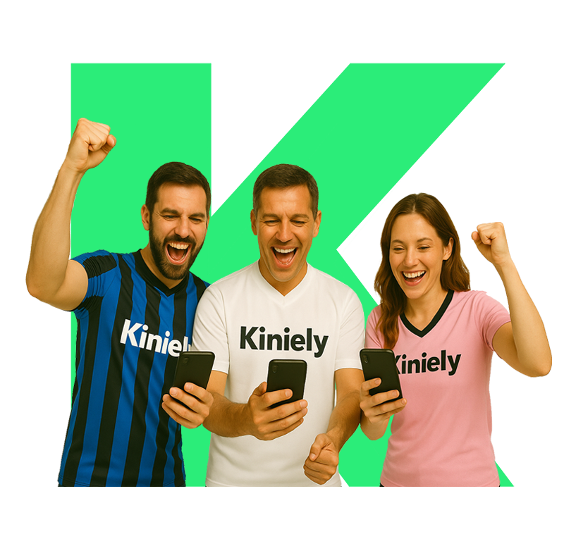 ¡Disfruta la emoción del fútbol con <strong>Kiniely</strong>! 🍻